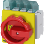 3LD2103-2EP53 SENTRON, interruptor-seccionador 3LD, interruptor de parada de emergencia, 4 pol