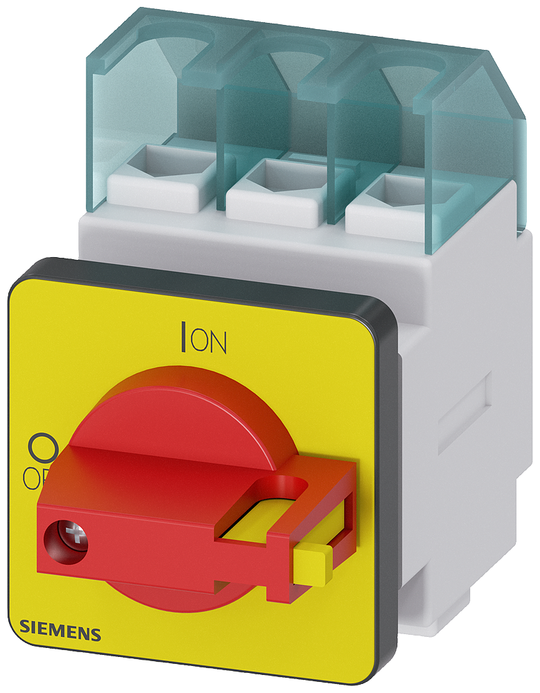 3LD2122-0TK13 Interruptor puerta 3P 25A maneta ROJA/AMARILLA