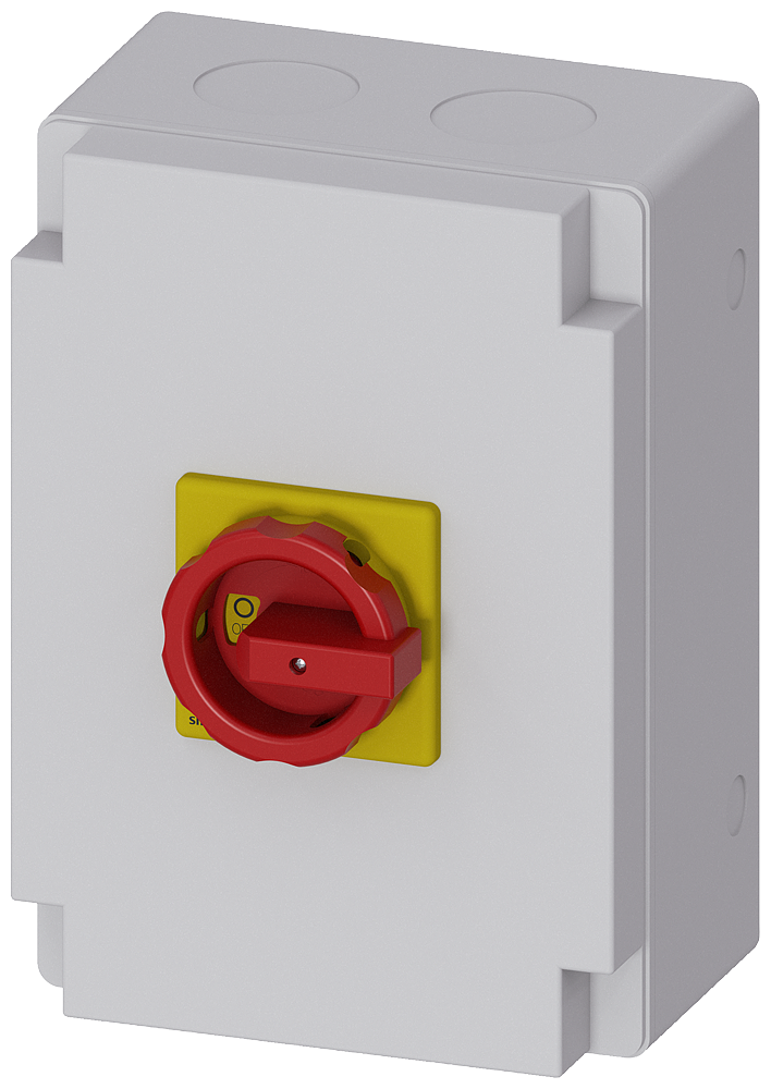 3LD2566-3VB53 SENTRON, interruptor-seccionador 3LD, interruptor de parada de emergencia, 6 pol