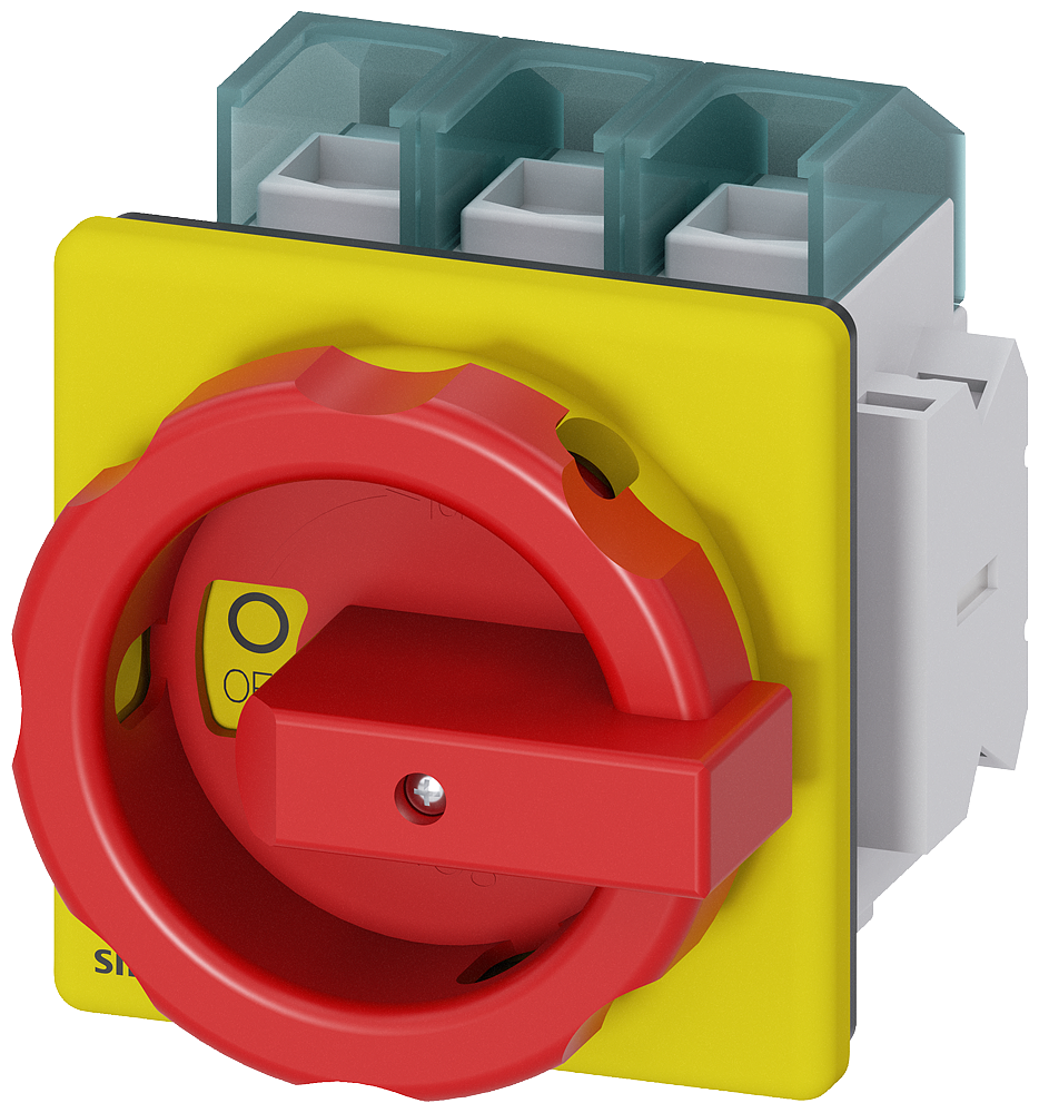 3LD2804-1TP53 SENTRON, interruptor-seccionador 3LD, interruptor de parada de emergencia, 3 pol