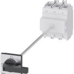 3LD2418-0TK11 Interruptor carril 3P 250A maneta puerta NEGRA