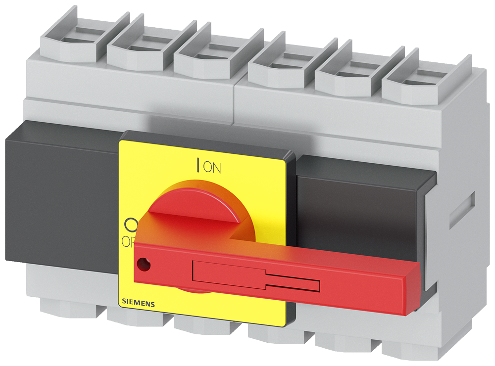 3LD2305-3VK13 SENTRON, interruptor-seccionador 3LD, interruptor de parada de emergencia, 6 pol