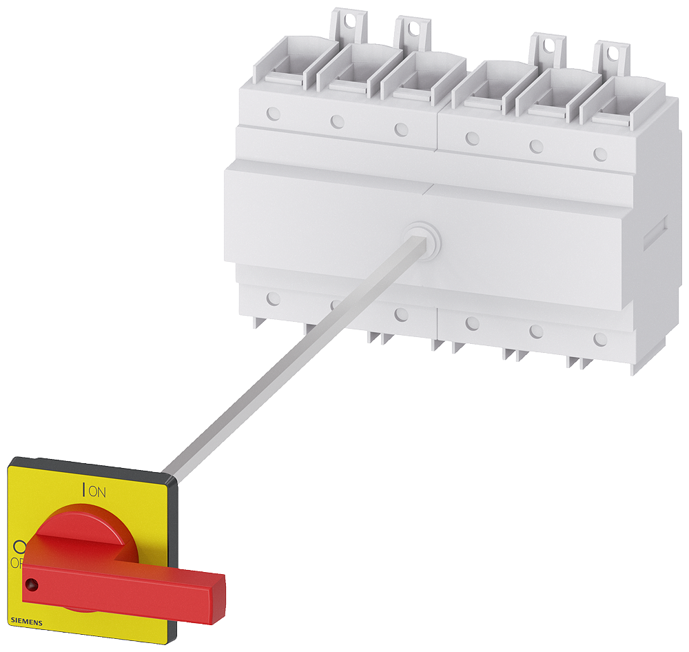 3LD2318-3VK13 SENTRON, interruptor-seccionador 3LD, interruptor de parada de emergencia, 6 pol