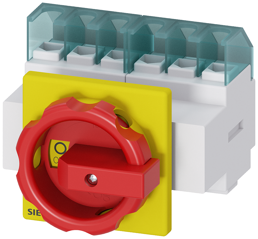 3LD2203-3VK53 SENTRON, interruptor-seccionador 3LD, interruptor de parada de emergencia, 6 pol