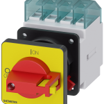 3LD2050-1TL13 Interruptor puerta 4P 16A maneta ROJA/AMARILLA