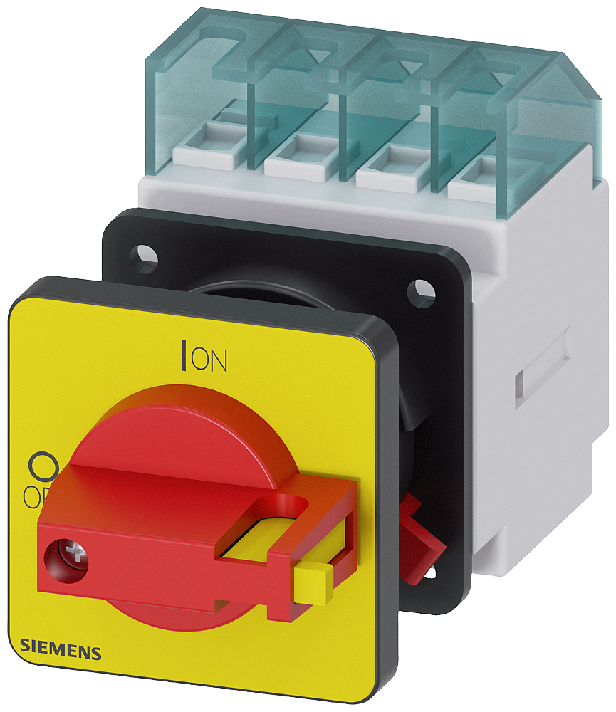 3LD2050-1TL13 Interruptor puerta 4P 16A maneta ROJA/AMARILLA