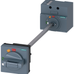 3VA9137-0FK21 Mando giratorio para montaje en puerta, estándar, IEC, IP65, con enclavamiento d