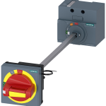 3VA9137-0FK27 Mando giratorio para montaje en puerta, desconexión de emergencia, IEC, IP65, co