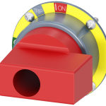 3VA9137-0GC05 Maneta adicional para mando giratorio para montaje en puerta, parada de emergenc