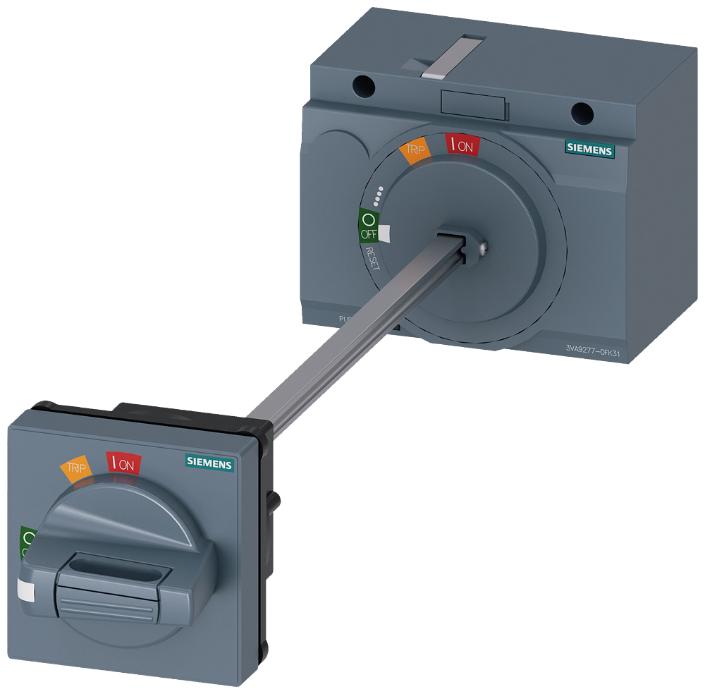 3VA9277-0FK31 Mando giratorio para montaje en puerta, estándar, NEMA tipo 1, 3R, 12…, para 3VA
