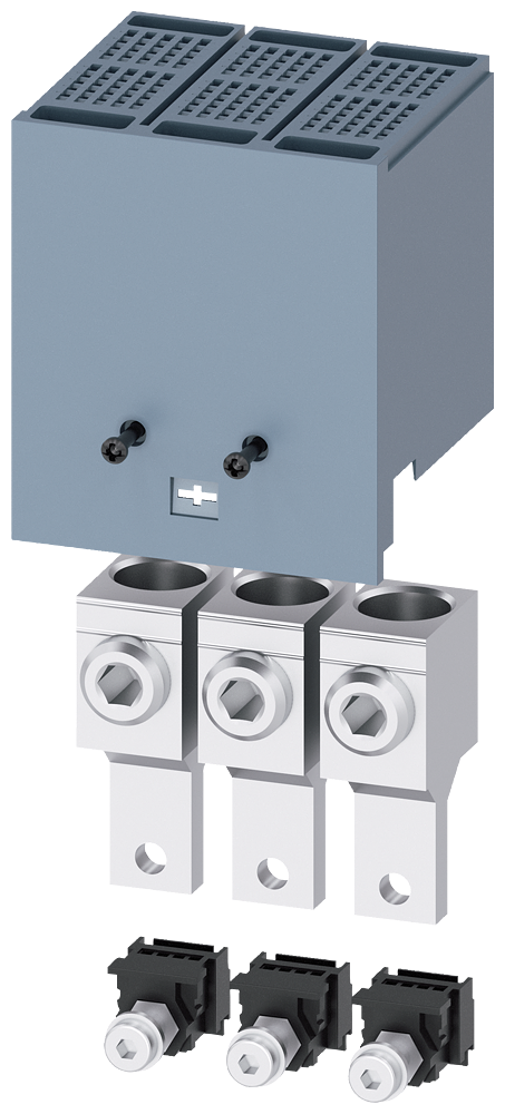 3VA9133-0JJ12 Borne para conductor redondo, grande, 3 uds., accesorio para: 3VA4/5 125