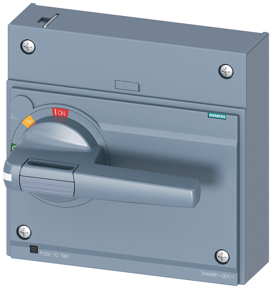 3VA9687-0EK11 Accionamiento giratorio frontal estándar IEC IP30/40, accesorio para: 3VA15/25 1