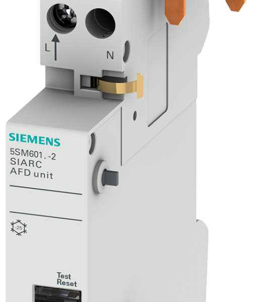 5SM6014-2 Bloque detector de arco eléctrico AFDD, 1-40 A 230 V, para int. aut. o