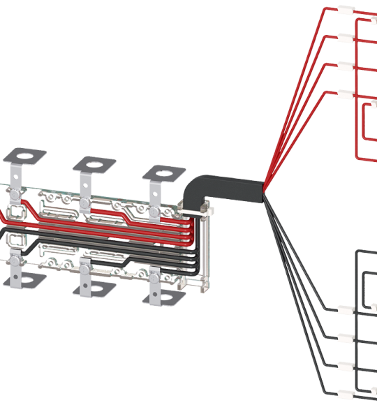 3KC9830-2 Accesorios para 3KC8, cable de alimentación para conexión en lado inferior de 4 