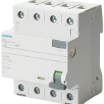5SV3346-6KK12 Interruptor diferencial, de 4 polos, tipo A, In: 63 A, 30 mA, Un AC: 400 V, SIGR