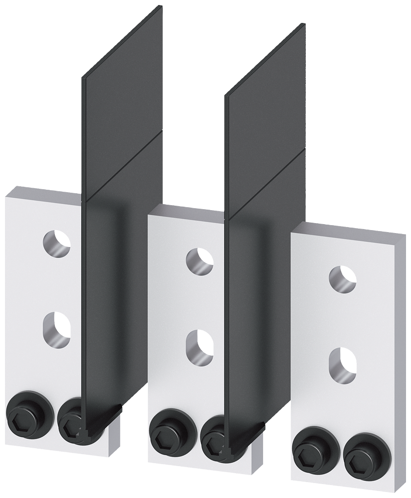 3VA9603-0QB00 Alargador de conexiones por el frente, 3 uds., accesorio para: 3VA15/25 1000