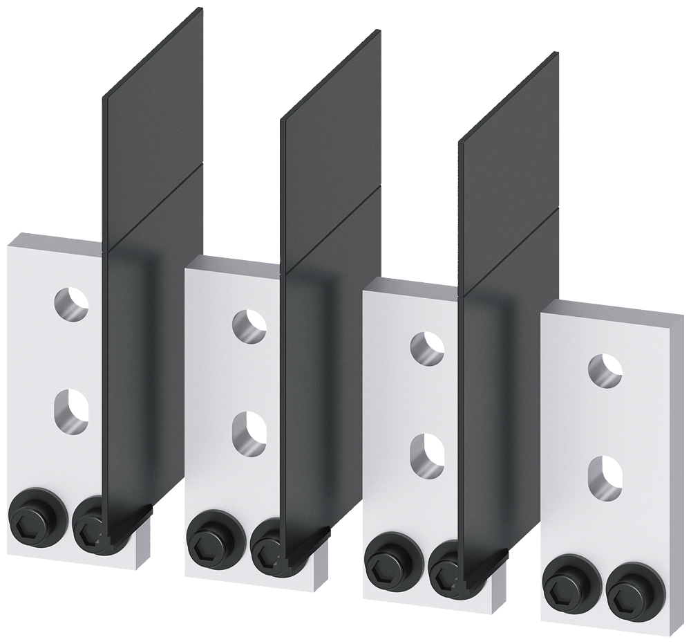 3VA9604-0QB00 Alargador de conexiones por el frente, 4 uds., accesorio para: 3VA15/25 1000