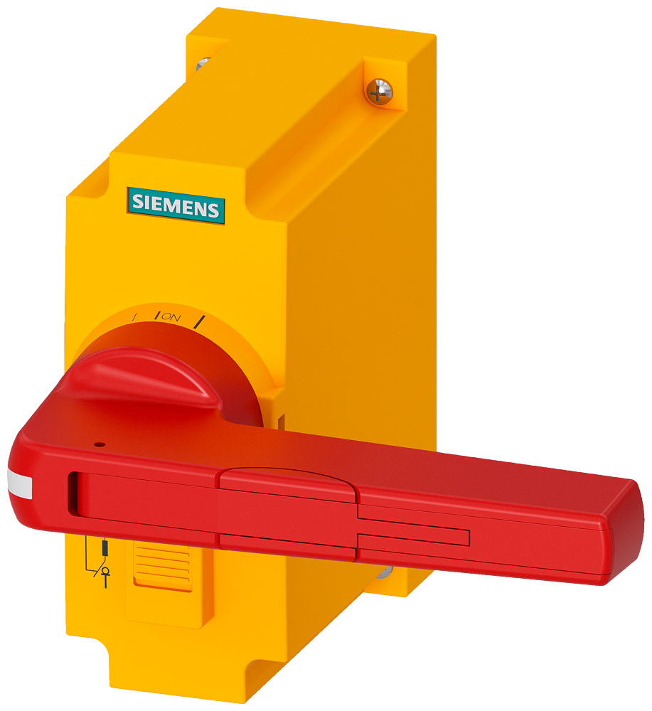 3KF9401-2AA00 Accesorio para 3KF tam. 4, accionamiento directo, rojo/amarillo, bloqueable en p