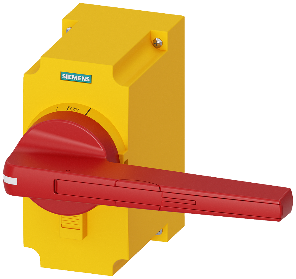 3KF9501-2AA00 Accesorio para 3KF tam. 5, accionamiento directo, rojo/amarillo, bloqueable en p