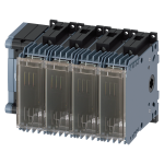 3KF1406-0LB11 Interruptor-seccionador con fusible, 63 A, tam. 1, 4 polos, para fusible NH