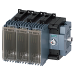 3KF1306-4RB11 Interruptor-seccionador con fusible, 63 A, tam. 1, 3 polos, para fusible NH