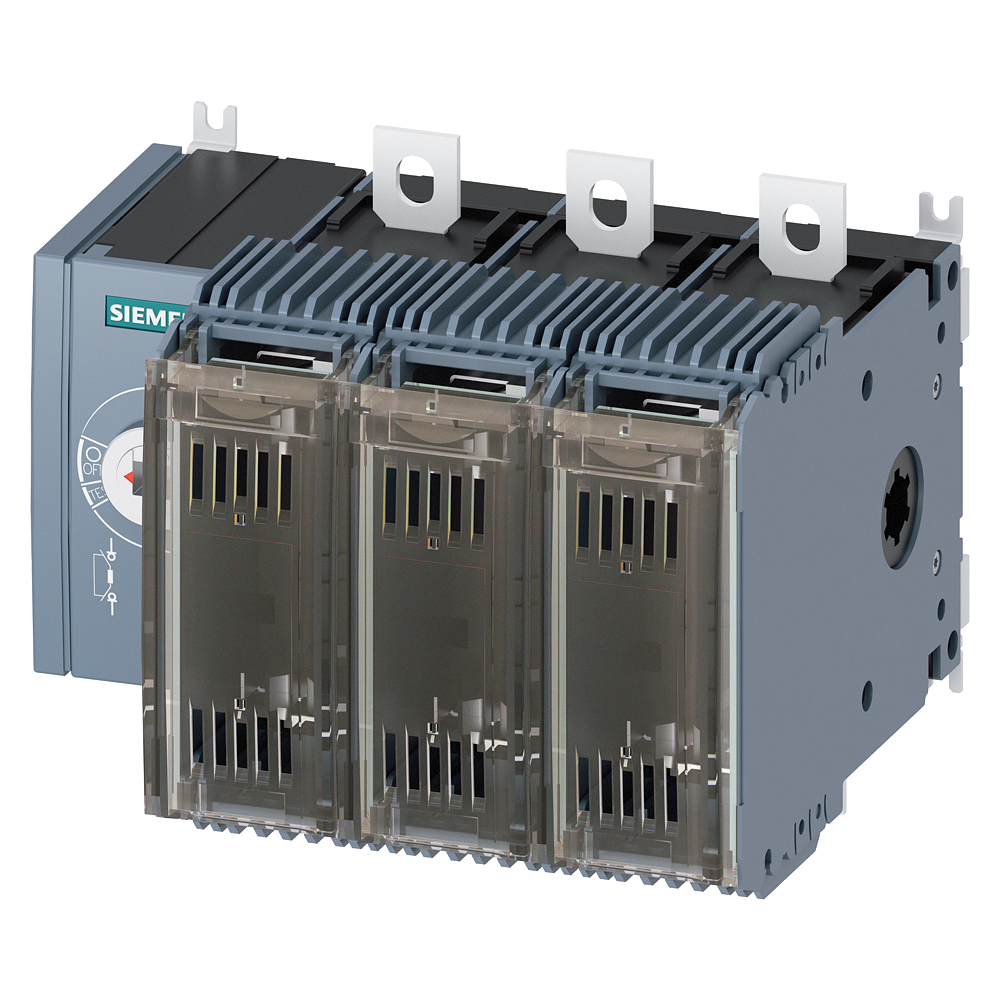 3KF2316-0LF11 Interruptor-seccionador con fusible, 160 A, tam. 2, 3 polos, para fusible N