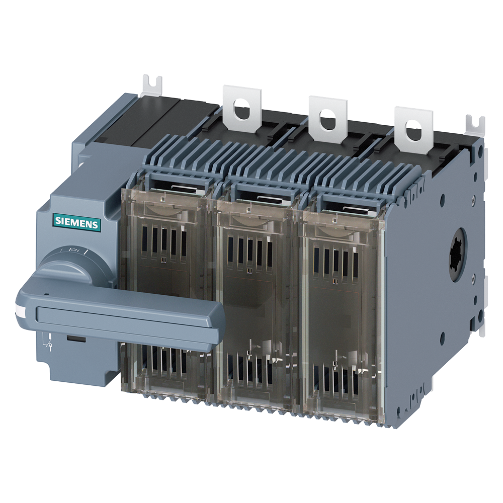 3KF2316-2LF11 Interruptor-seccionador con fusible, 160 A, tam. 2, 3 polos, para fusible N
