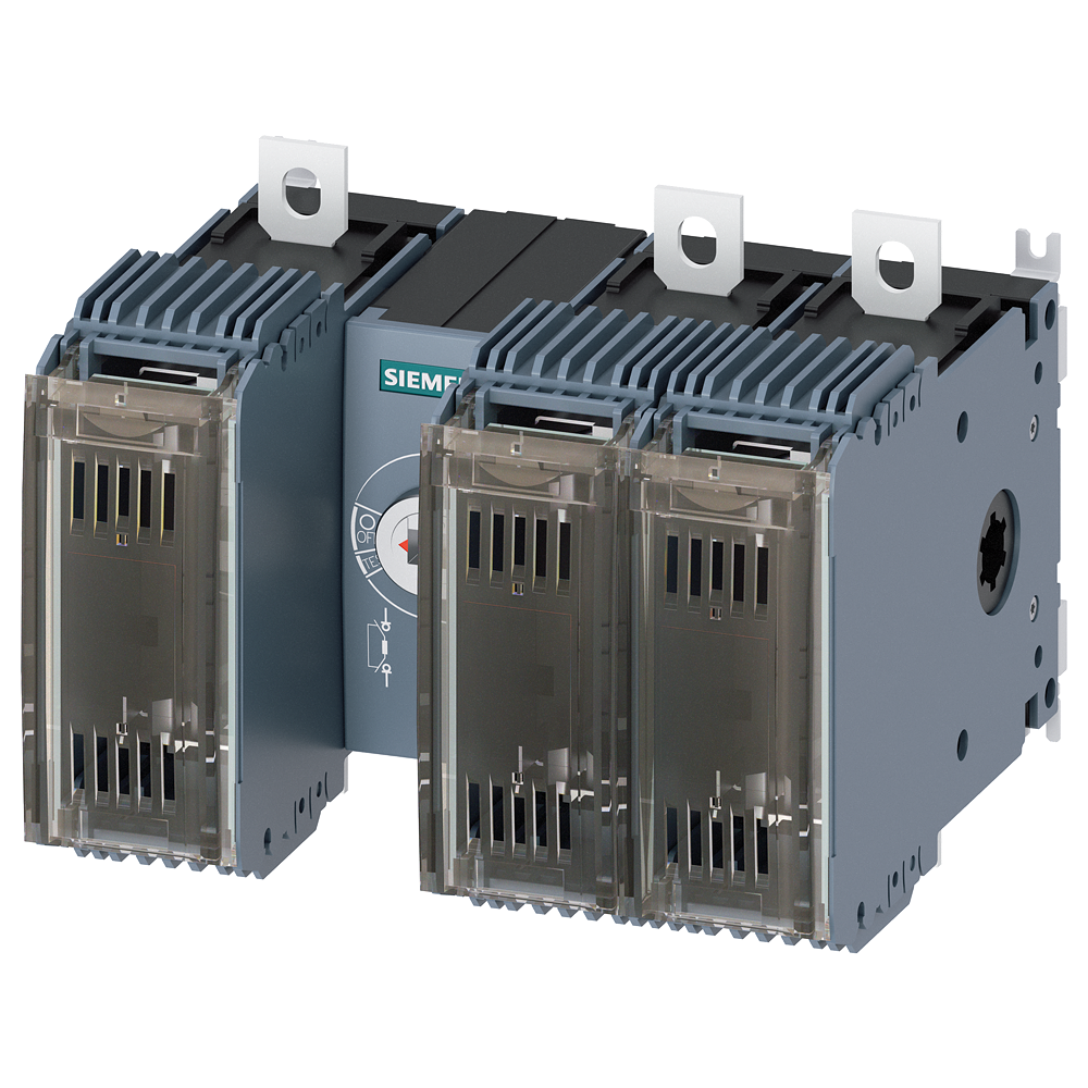 3KF2316-0MF11 Interruptor-seccionador con fusible, 160 A, tam. 2, 3 polos, para fusible N