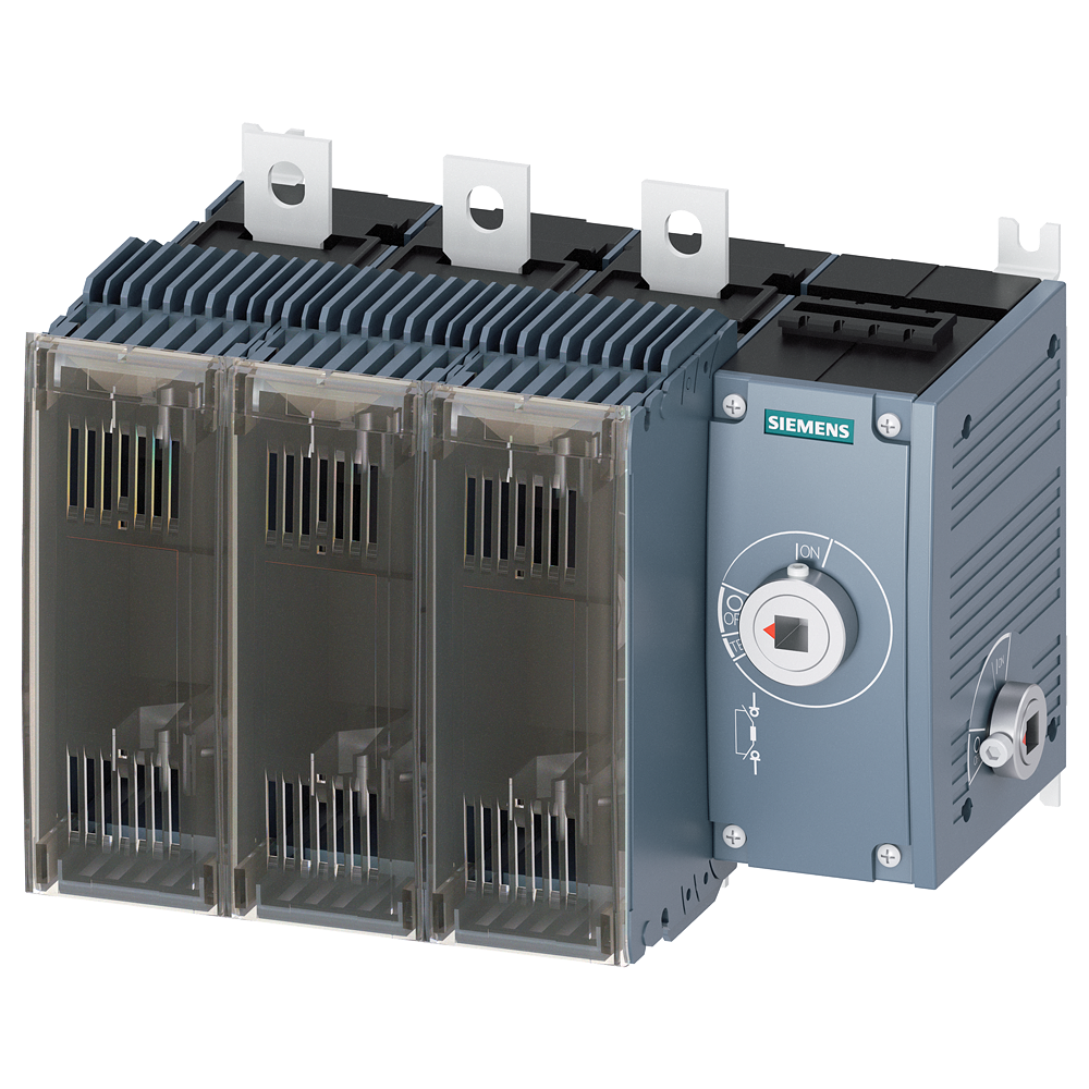 3KF3325-4RF11 Interruptor-seccionador con fusible, 250 A, Tam. 3, 3 polos, para fusible N