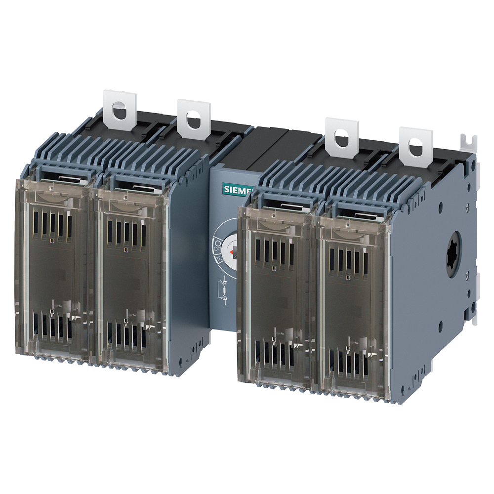 3KF2416-0MF11 Interruptor-seccionador con fusible, 160 A, tam. 2, 4 polos, para fusible N