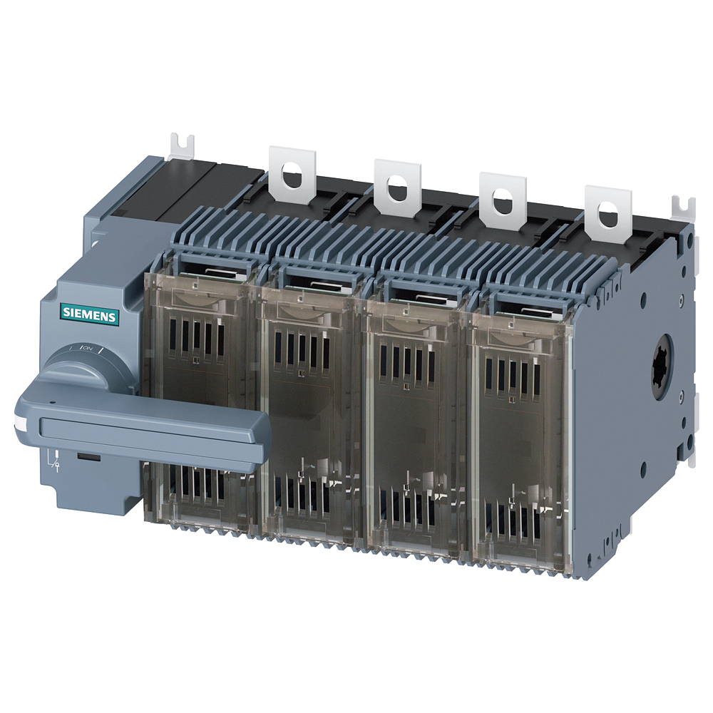3KF2412-2LF11 Interruptor-seccionador con fusible, 125 A, tam. 2, 4 polos, para fusible N