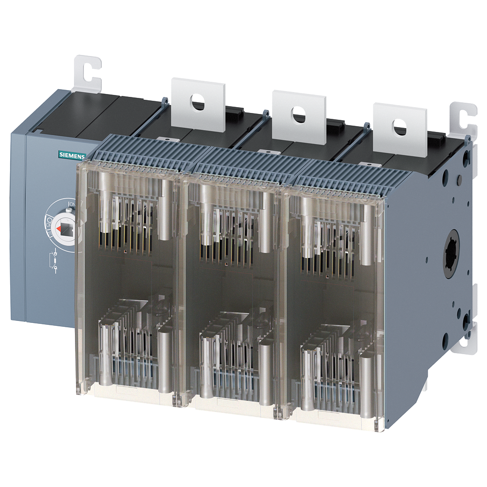 3KF5380-4LF11 Interruptor-seccionador con fusible, 800 A, Tam. 5, 3 polos, para fusible N
