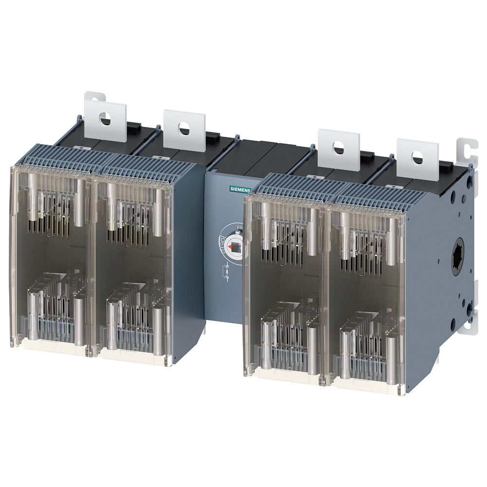 3KF5463-0MF11 Interruptor-seccionador con fusible, 630 A, Tam. 5, 4 polos, para fusible N