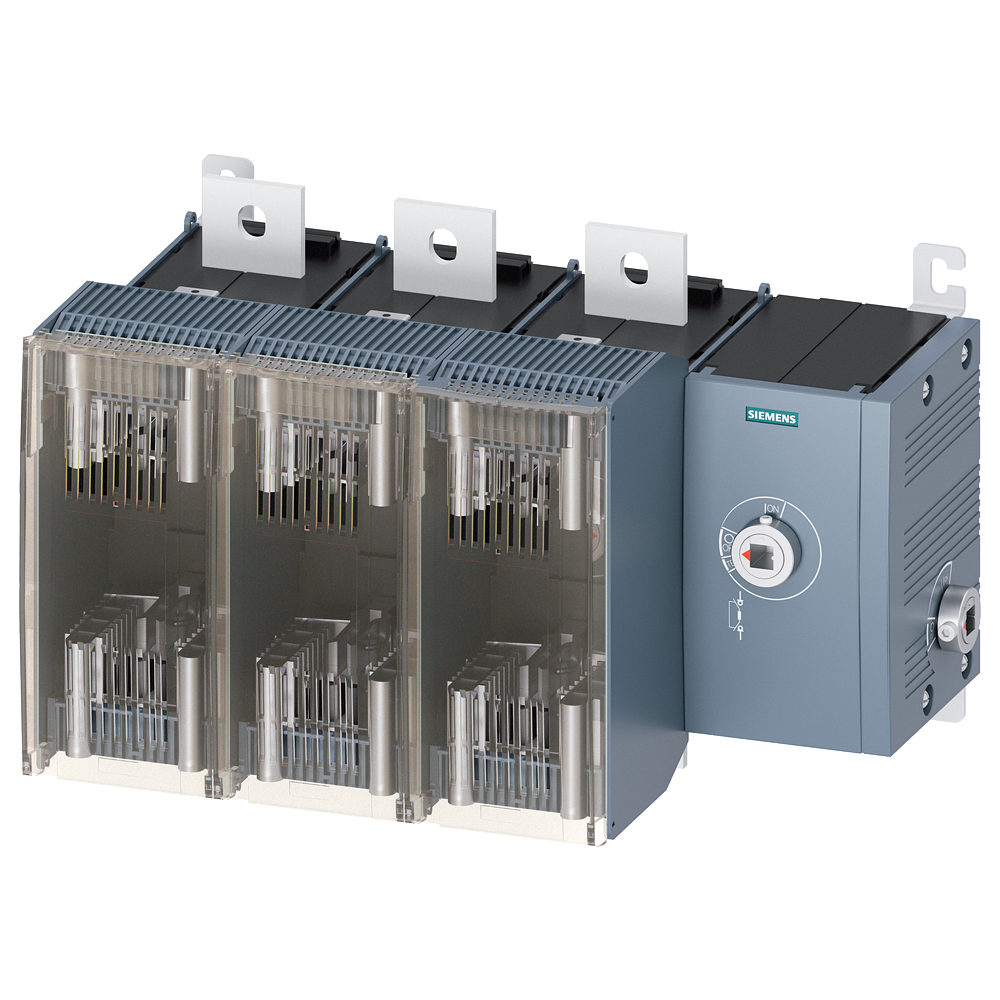 3KF5380-4RF11 Seccionador p/fusible NH2-3 3P 800A T5 acc.lat.der