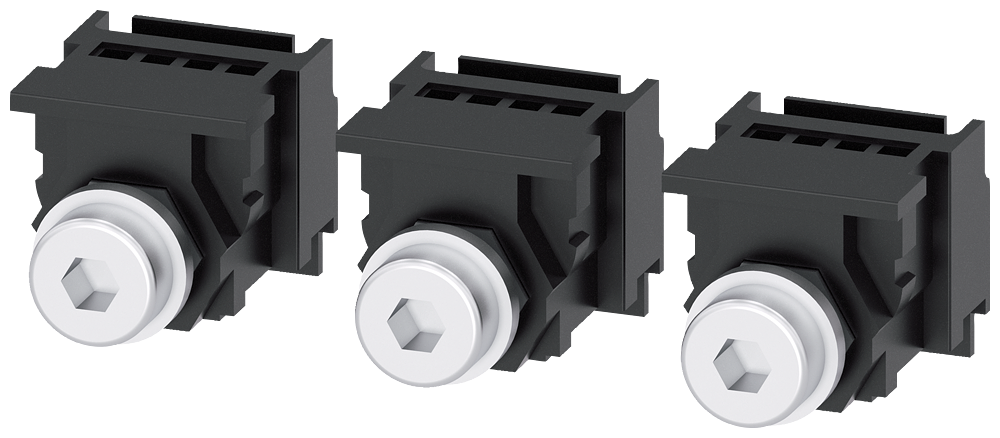 3VA9133-0QA00 Conexión plana con tornillos 3uds p/3VA51