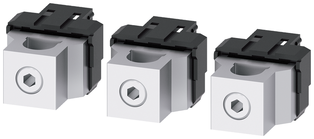 3VA9143-0JB11 Borne para conductor redondo, 3 uds., accesorio para: 3VA6 150/250