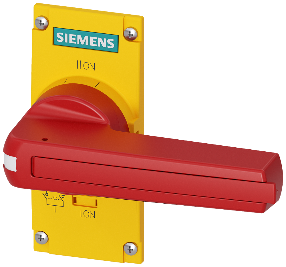 3KC9301-2 Accesorios para 3KC0 tam. 3, accionamiento directo, amarillo/rojo, con tapa para