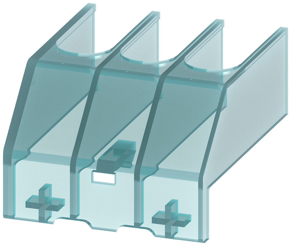 3LD9341-0A Tapa cubrebornes, para 3 polos, accesorios para interruptor-seccionador 3LD3