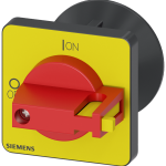 3LD9343-5C selector, rojo/amarillo 48x48 mm fijación a placa frontal Fijación en agujero ce