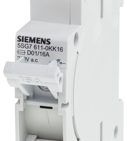 5SG7611-0KK10 MINIZED, interruptor-seccionador-fusible, D01, 1 polo, In: 10 A, Un AC: 230 V