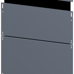 8MF1068-2UB32-0 SIVACON, base, con entrada de cables, IP00, P: 800 mm, An: 600 mm, galvanizado