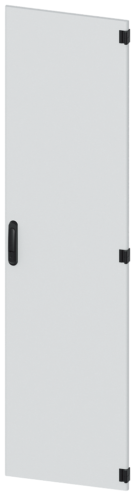 8MF1050-2UT14-0BA2 SIVACON, puerta, derecha, IP55, Al: 2000 mm, An: 500 mm, RAL 7035, Clase de prot