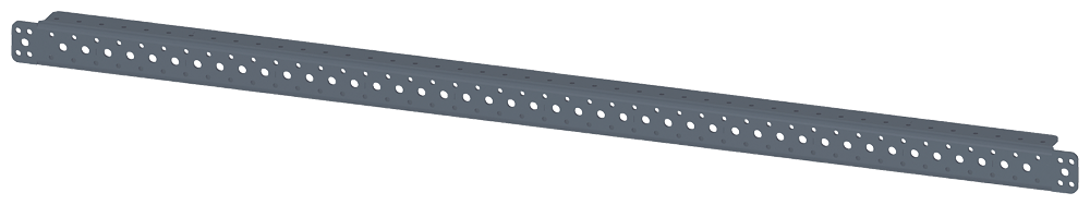 8MF1020-2AH60 SIVACON, perfil de fijación, carga pesada, L: 1200 mm, galvanizado