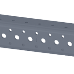 8MF1060-2AH60 SIVACON, perfil de fijación, carga pesada, L: 600 mm, galvanizado