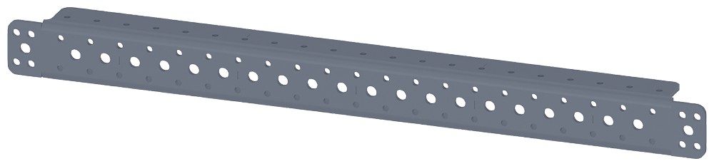 8MF1060-2AH60 SIVACON, perfil de fijación, carga pesada, L: 600 mm, galvanizado