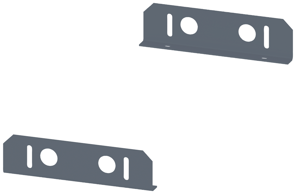 8MF1040-2CW SIVACON, escuadra de transporte, carga pesada, an: 400 mm, RAL 7035