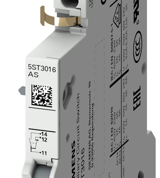 5ST3016 Auxiliar de mando, 1 CO, para automático magnetotérmico 5SL, 5SY, 5SP, interrupt