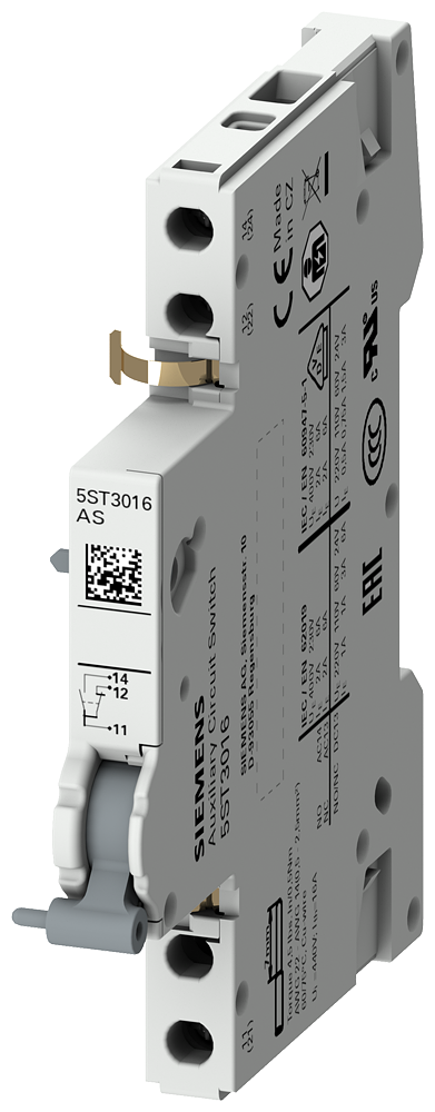 5ST3016 Auxiliar de mando, 1 CO, para automático magnetotérmico 5SL, 5SY, 5SP, interrupt