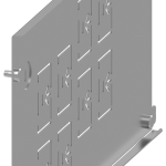 8PQ5000-2BA33 SIVACON S4, subdivisión lateral, 400-630 A, al: 250 mm