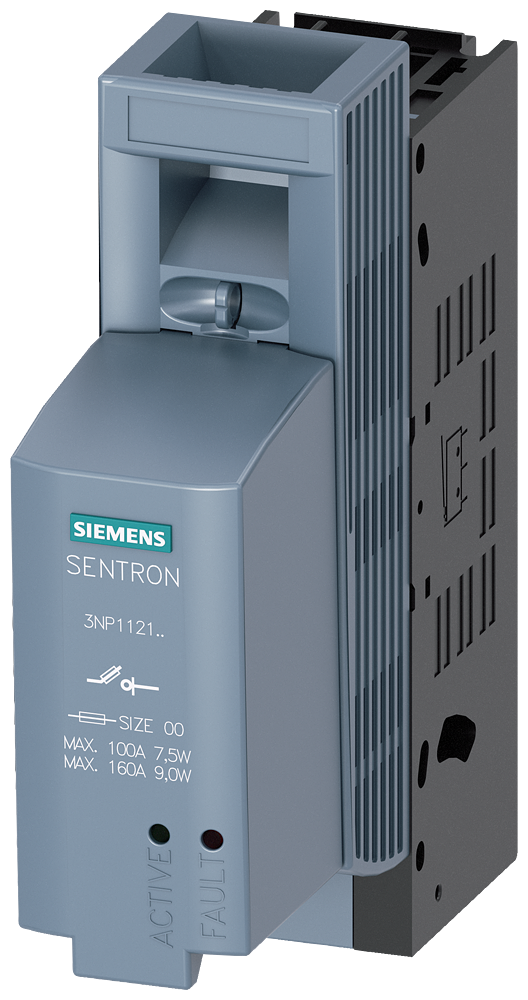 3NP1121-1CA24 SENTRON, interruptor-seccionador-fusible 3NP1, de 1 polo, NH000, 160 A